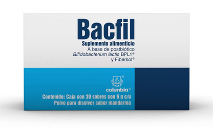BACFIL Suplemento alimenticio con 30 sobres