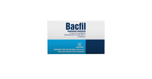 BACFIL Suplemento alimenticio con 30 sobres