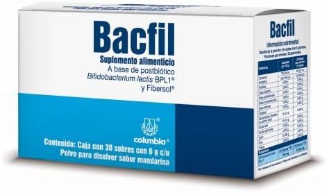 BACFIL Suplemento alimenticio con 30 sobres